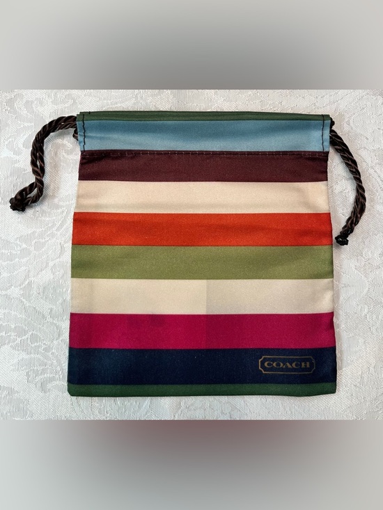 Coach Handbags - Coach Legacy Stripe jewelry pouch, Limited Edition 65th Anniversary, Rare! NWOT